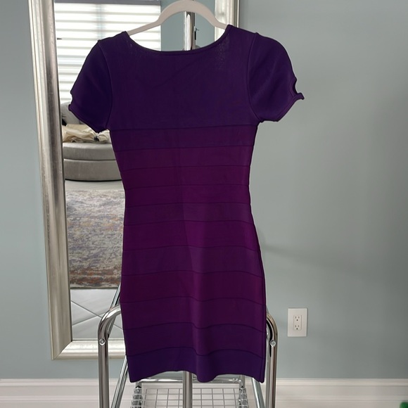 Bebe purple body-con dress size M - Picture 2 of 3